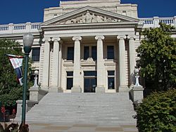 East (closer) at Historic Utah County Courthouse, Jul 15.jpg