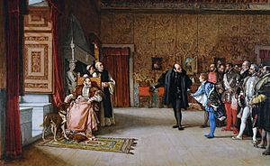 Archivo:Eduardo Rosales - Juan de Austria's presentation to Emperor Carlos V in YusteFXD