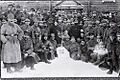 German Jewish soldiers hold a Hanukkah celebration. Poland, 1916