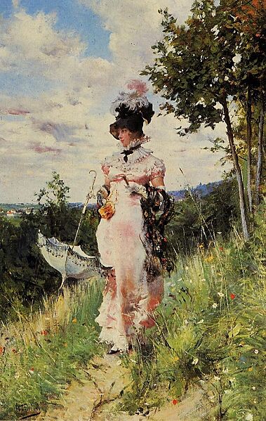 Giovanni Boldini The Summer Stroll