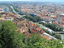Graz vista desde el Schlossberg.jpg