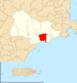 Húcares, Naguabo, Puerto Rico locator map