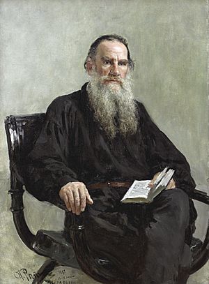 Archivo:Ilya Efimovich Repin (1844-1930) - Portrait of Leo Tolstoy (1887)