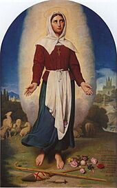 Archivo:Ingres Sainte Germaine Cousin