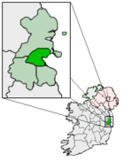 Archivo:Ireland map County Dublin City Magnified
