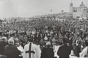 Archivo:Jaarlijkse bijeenkomst van Carlisten op de Los Angeles berg bij Madrid