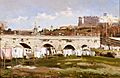 José Lupiáñez-Lavaderos junto Puente Segovia de Madrid-1900