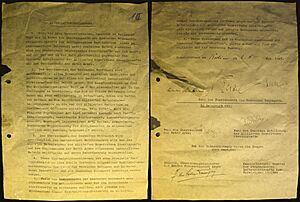 Archivo:Kapitulationserklaerung der Deutschen Wehrmacht, 8 Mai 1945