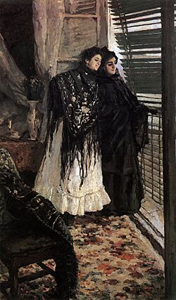 Archivo:Korovin On Balcony