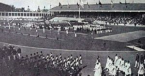 Archivo:La cérémonie d'ouverture des JO de 1920 à Anvers