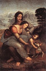 Archivo:Leonardo da vinci, The Virgin and Child with Saint Anne 01