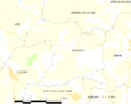 Map commune FR insee code 53063