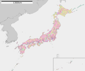 Map of prefectures with municipalities Ja.png