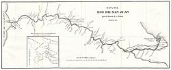 Archivo:Mapa del Rio San Juan (1851)