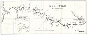 Archivo:Mapa del Rio San Juan (1851)