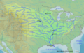 Mississippi river map