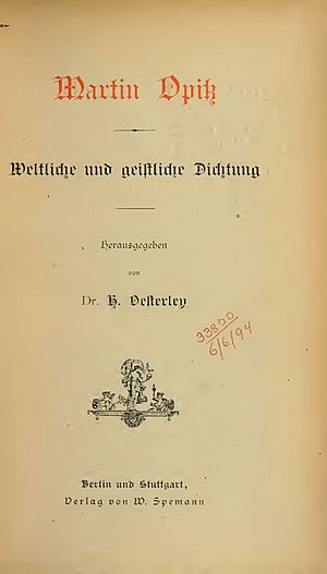 Archivo:Opitz, Martin – Weltliche und geistliche Dichtung, 1888 – BEIC 3279391