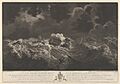 Representation of the unfortunate Loss of His Majesty's Ship Stirling Castle - after having been dismasted in the Great Hurricane Octr 6th 1780 - was wrecked near the Silver Keys, off the NE end of Island Hispaniola RMG PY0732
