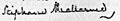 Signature Stéphane Mallarmé