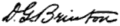 Signature of Daniel Garrison Brinton