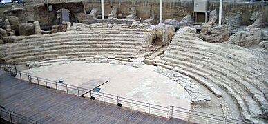 Teatro Romano Cesaraugusta-vista desde arriba-3