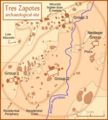 Tres Zapotes site plan
