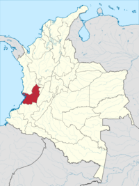 Archivo:Valle del Cauca in Colombia (mainland)