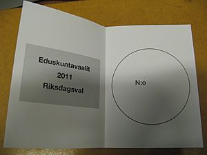 Archivo:Valsedel Finland riksdagsval 2011