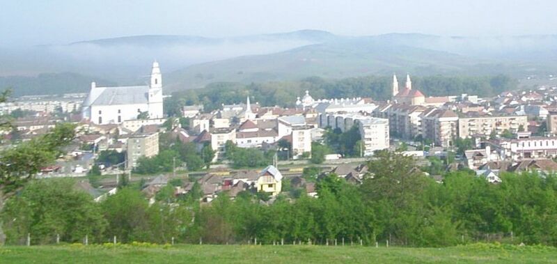 Vedere generala a municipiului Gherla