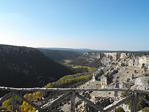 Archivo:Viewpoint over the River Lobos Canyon - Soria - Spain