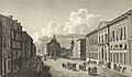 1806-1820, Voyage pittoresque et historique de l'Espagne, tomo II, Vista de la Puerta del Sol y de la Casa de Correos (cropped)