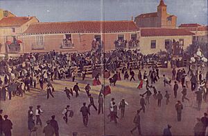 Archivo:1915-08-08, La Lidia, Una capea en Getafe