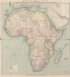 Archivo:Africa 1909, Edward Hertslet (Map of Africa by treaty, 3rd edition)