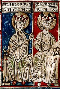 Archivo:Alfonso VIII de Castilla y Leonor