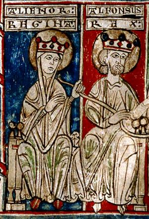 Archivo:Alfonso VIII de Castilla y Leonor