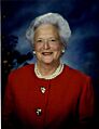 Barbara Bush post presidential portrait