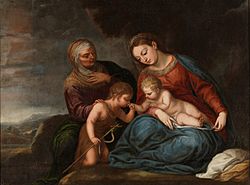 Archivo:Bocanegra Virgen con el niño Santa Isabel y San Juanito