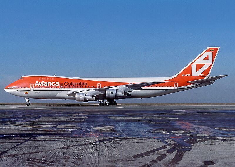 Boeing 747-124, Avianca AN1013887