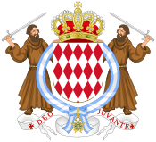 Coat of Arms of Charles III and Albert I of Monaco (Order of Charles III).svg