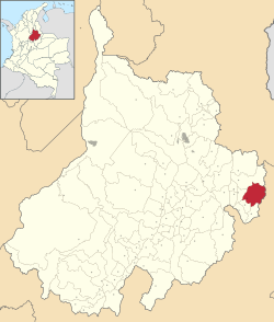 Carcasí ubicada en Santander (Colombia)