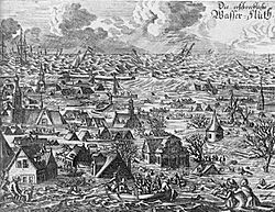 Archivo:Die erschreckliche Wasser-Fluth (Burchardiflut 1634, Stich)