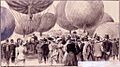 Fiesta de aeroestación, detalle, 8.11.1905, RABASF, dibujo por Mariano Pedrero