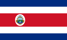 Costa Rica(pabellón civil con escudo)