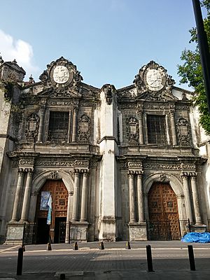 Archivo:Frontis del Templo y Antiguo Convento de la Concepción