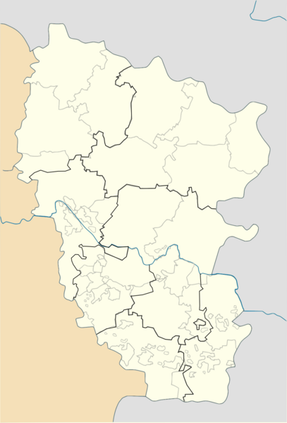 Lugansk Oblast location map