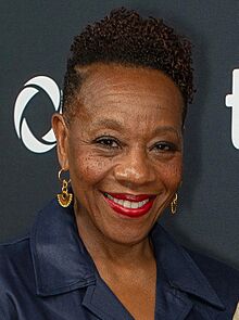 Marianne Jean-Baptiste and Mike Leigh at the 2024 Toronto International Film Festival (cropped).jpg