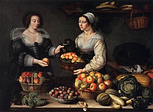Archivo:Moillon, Louise - The Fruit and Vegetable Costermonger - 1631
