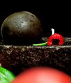 Moliendo Llajua, ingredientes, batán, moroko, locoto, tomate