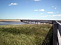 Passerelle de la plage Kellys