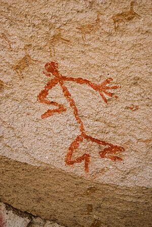 Archivo:Pinturas rupestres - símbolos humanos